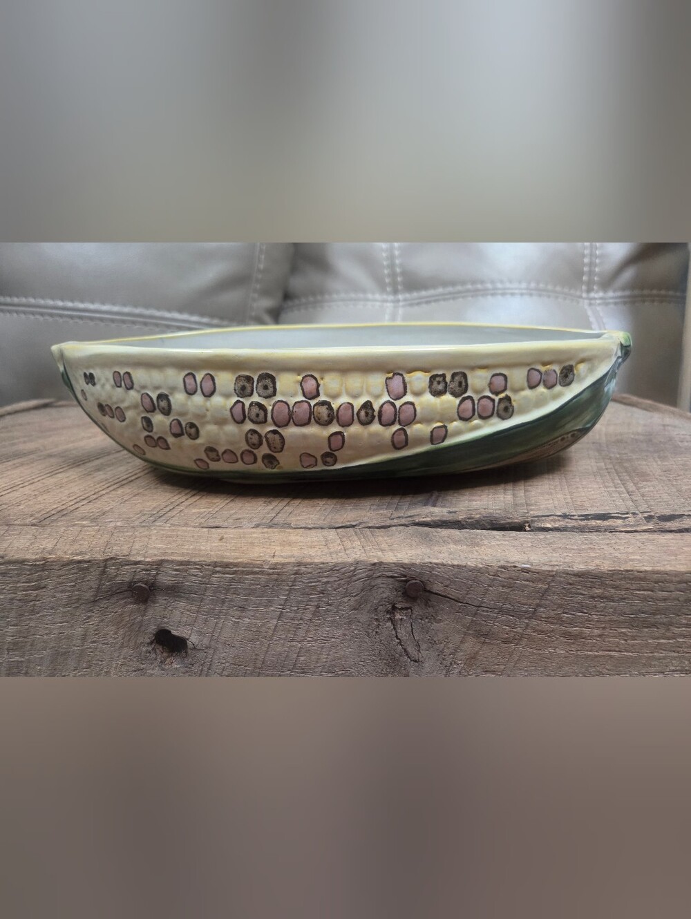 Vintage Louisville Stoneware Corn Bowl ~ Bin R
